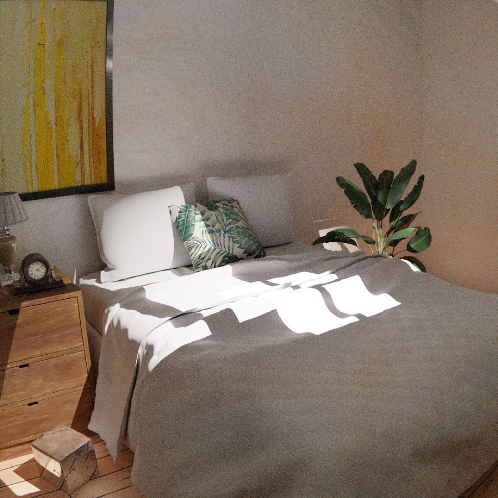 Shegun Platform Bed (Queen)