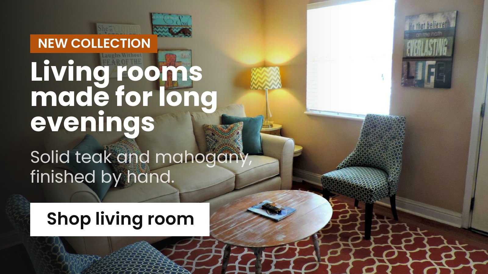 Living rooms made for long evenings